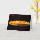 チベット-儀式用バターランプ カード (黄色い花)