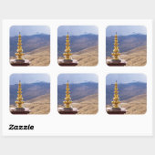 チベット – 元伝仏教寺院 スクエアシール (シート)