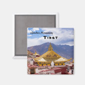 チベット – 元伝仏教寺院 マグネット (正面/裏面)