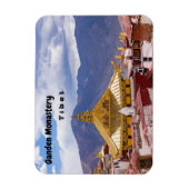 チベット – 元伝仏教寺院 マグネット (縦)