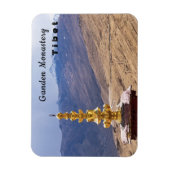 チベット – 元伝仏教寺院 マグネット (縦)