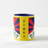 チベット、雪の獅子、チベット国旗 – ヒマラヤ マグカップ (中央)