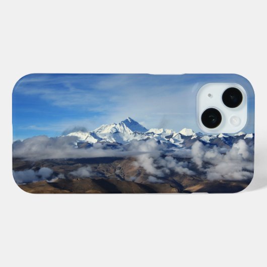 チベットQomolangma山エベレスト中国旅行写真 Case-Mate iPhoneケース (裏面 (横))