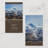 チベットQomolangma Mtエベレストの中国旅行写真 名刺 (正面/裏面)