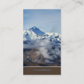 チベットQomolangma Mtエベレストの中国旅行写真 名刺 (裏面)