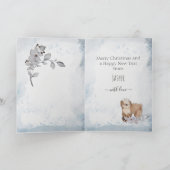 チベッパーソナライズされたトテリアマムクリスマス シーズンカード (内部)