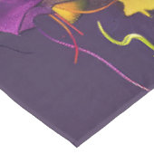 チベッ不気味トマスチフドグハロウィンウィッチカボチャ テーブルクロス (アングル)