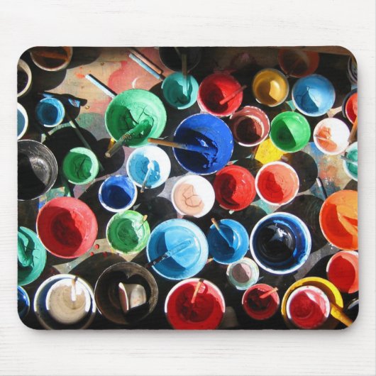 チベッ絵画トの装備 マウスパッド (正面)