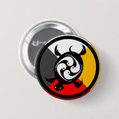 チペワ語Dodem Miskwaadesi 缶バッジ (正面&裏面)