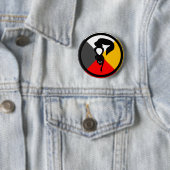 チペワ語Dodem Waabizheshi 缶バッジ (インサイチュ)