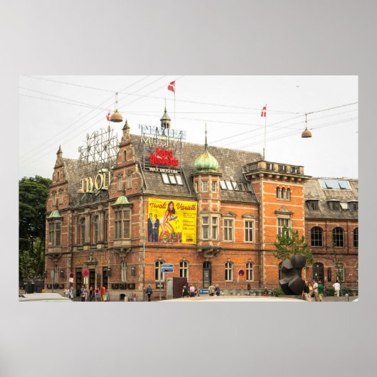 チボリガーデンズコペンハーゲンデンマーク ポスター (正面)