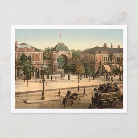 チボリパークエントランスコペンハーゲン ポストカード (正面)