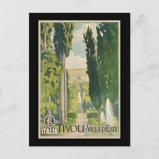 チボリヴィラデエステ ポストカード (正面)