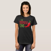 チポトルキングチリ風味スパイシー食品 Tシャツ (正面フル)