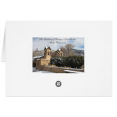 チマヨニューメキシコのクリスマスカード (裏面横)