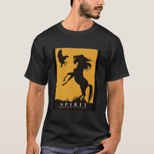 チマロンのミニマリスト・グラフィのスピリット・スタリオン Tシャツ