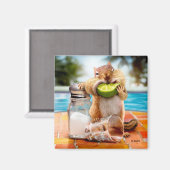 チマンクウィズライム マグネット (正面/裏面)