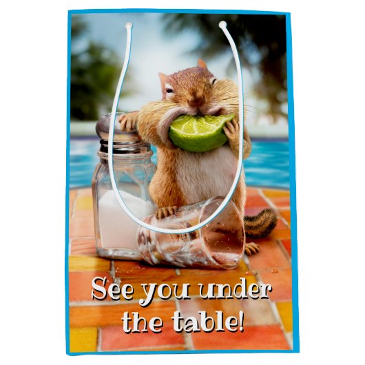 チマンクウィズライム ミディアムペーパーバッグ (正面)