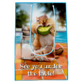 チマンクウィズライム ミディアムペーパーバッグ (裏面)