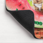 チマンクス食べ物スイカ マウスパッド (コーナー)