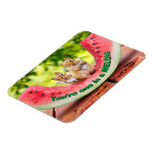 チマンクス食べ物スイカ マグネット (左側)