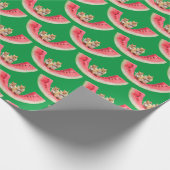 チマンクス食べ物スイカ ラッピングペーパー (角)