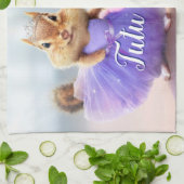 チマンクバレリナデュオ キッチンタオル (折り畳み)