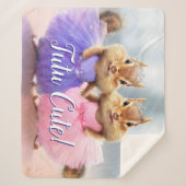 チマンクバレリナデュオ シェルパブランケット (正面)