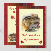 チマンクメキシコフィエスタ招待状 招待状 (正面/裏面)