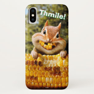 チマンク食べ物ズコーン iPhone X ケース