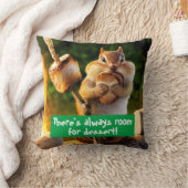 チマンク食べ物マシュマロ クッション (ブランケット)