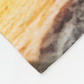 チマンク食べ物マシュマロ フリースブランケット (角)