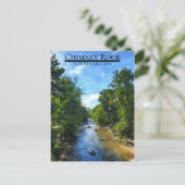 チムニーロックノースカロライナリバーハガキ ポストカード (スタンド正面)