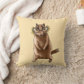 チムンクかわいい齧歯動物ヒッピー クッション (ブランケット)