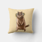 チムンクかわいい齧歯動物ヒッピー クッション (裏面)