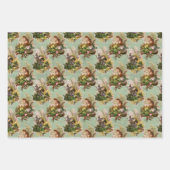 チムンクと鳥 ラッピングペーパーシート (正面)