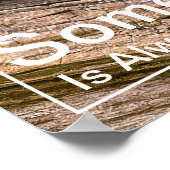 チムンクを見ている ポスター (角)