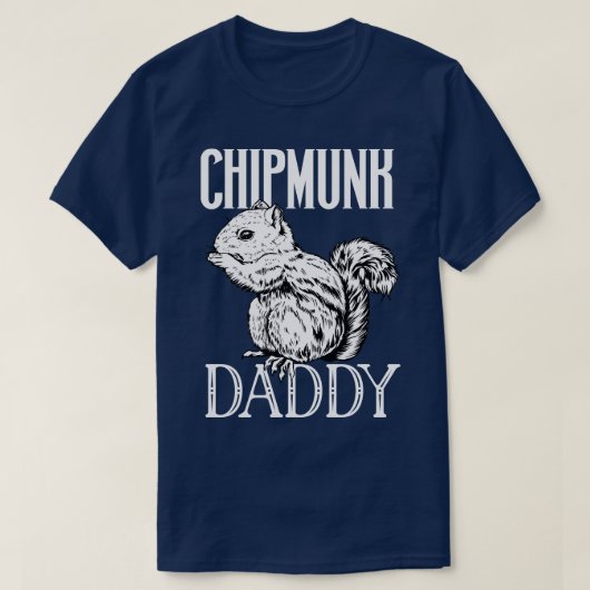 チムンク恋人チムンクダディ Tシャツ (デザイン正面)