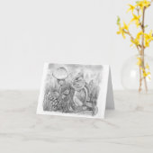 チムンク カード (黄色い花)