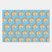 チムンク、リスとマウス ラッピングペーパーシート (正面)