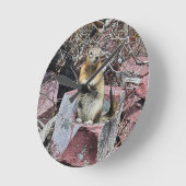 チムンフレンドリーク ラウンド壁時計 (傾斜)