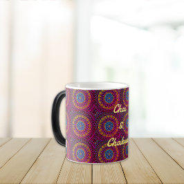 チャイとチャクラヨガティー モーフィングマグカップ