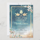 チャイエレガントスフローラ初の聖餐式 招待状 (正面)