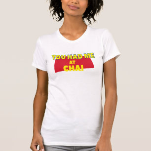 チャイクールラバーズのインディアンデシで私をおもしろい食べた Tシャツ