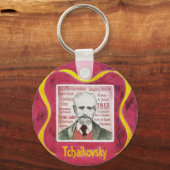 チャイコフスキーのキーリング キーホルダー (正面)