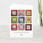 チャイコフスキーのグリーティングカード カード (裏面)