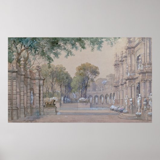 チャイコフスキーのバレエのスケッチ ポスター (正面)