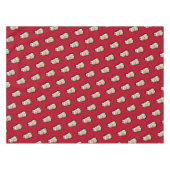 チャイコフスキー暗赤色 テーブルクロス (正面(横))