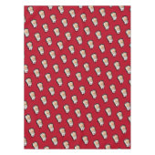 チャイコフスキー暗赤色 テーブルクロス (正面)