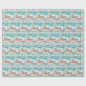 チャイズラウンジオンホワイト海サンド ラッピングペーパー (フラット)